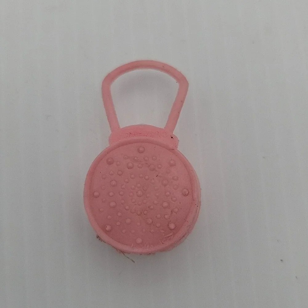 Vintage 1960's Barbie Pink Plastic Round Purse‎ Rare